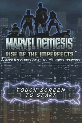 Marvel Nemesis - Rise of the Imperfects (USA) screen shot title